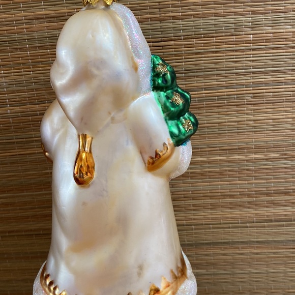 Hand Crafted Kris Kringle Glass Ornament - Picture 3 of 10